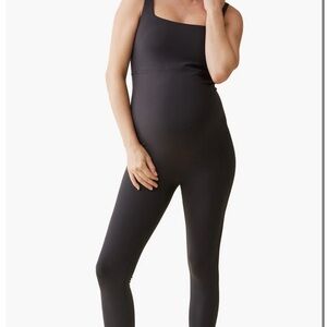 Black Maternity Jumpsuit